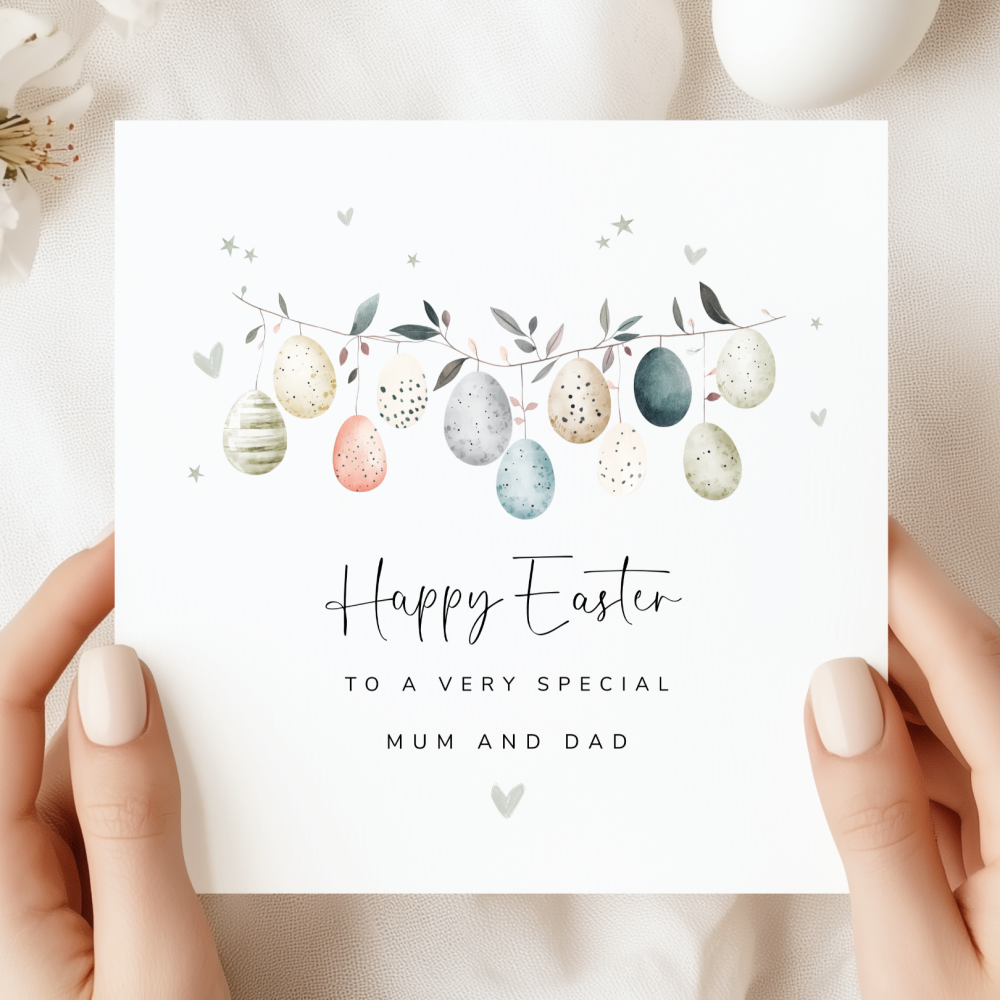 Personalised Happy Easter Card