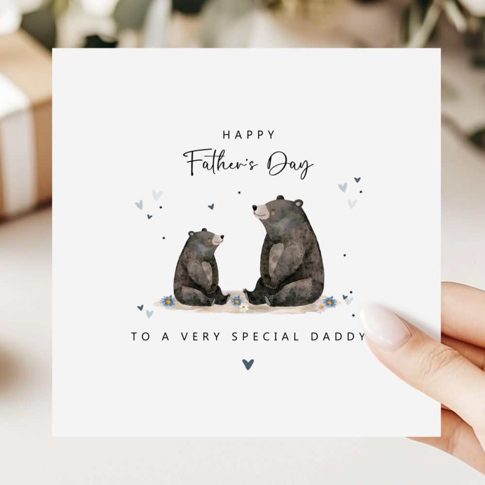 Father's Day Daddy Bear Card