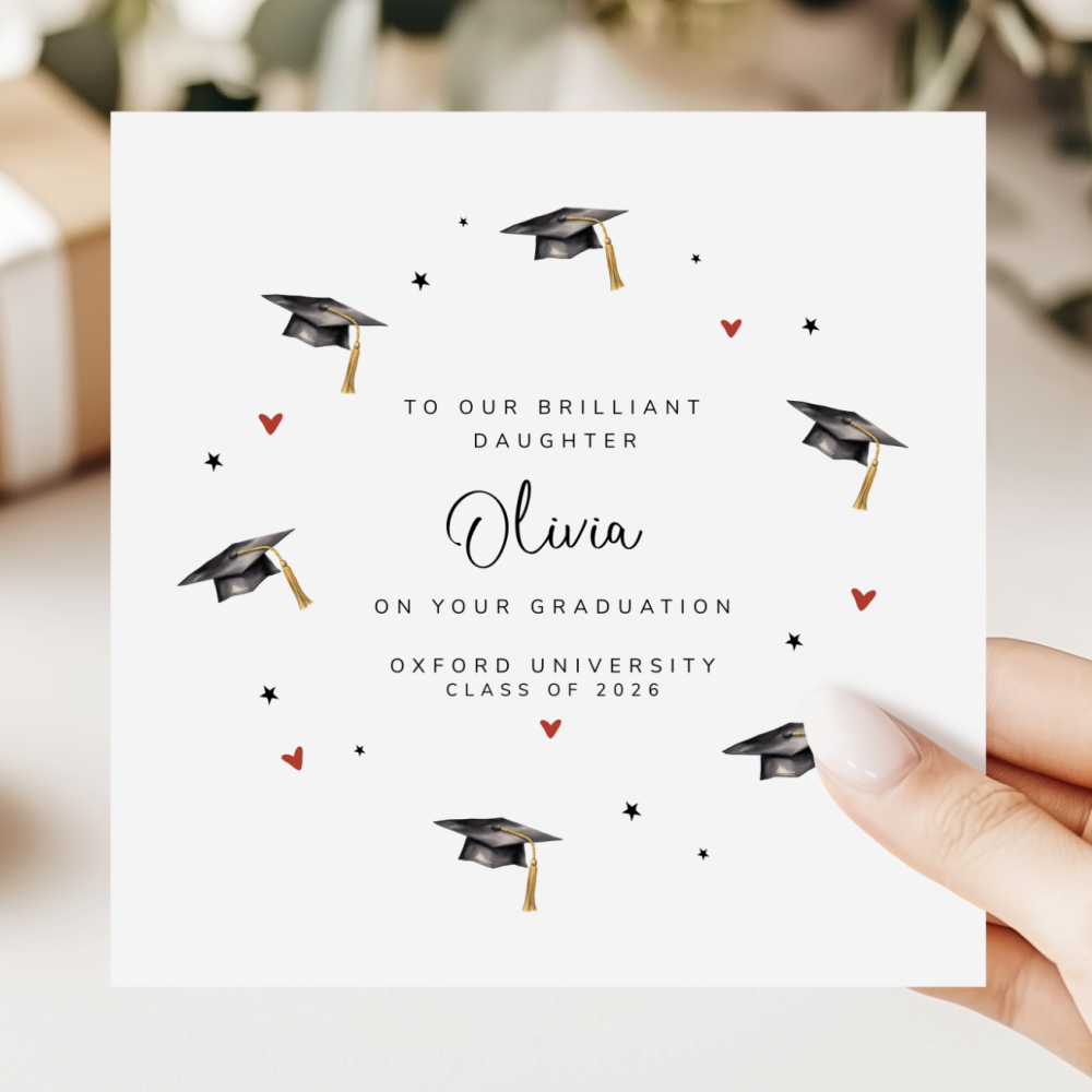 Personalised Graduation Card