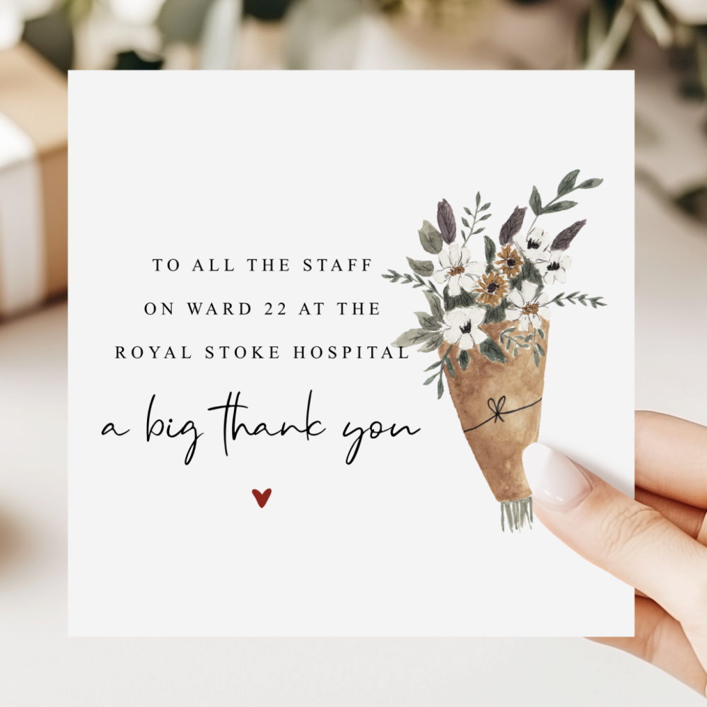 Hospital Thank You Card