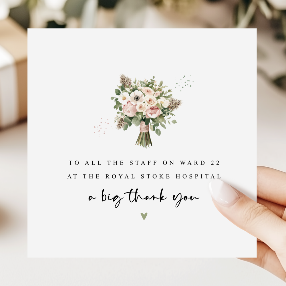 Hospital/Care Home Thank You Card