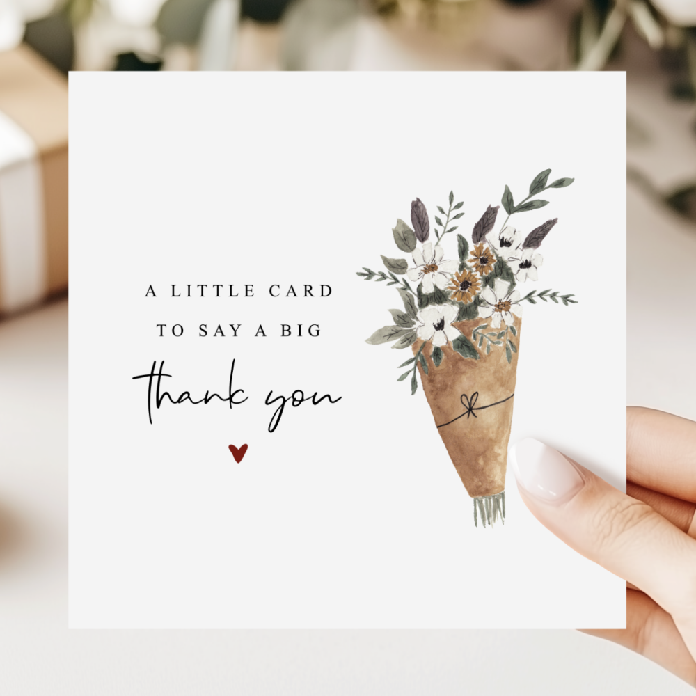 Simple Thank You Card