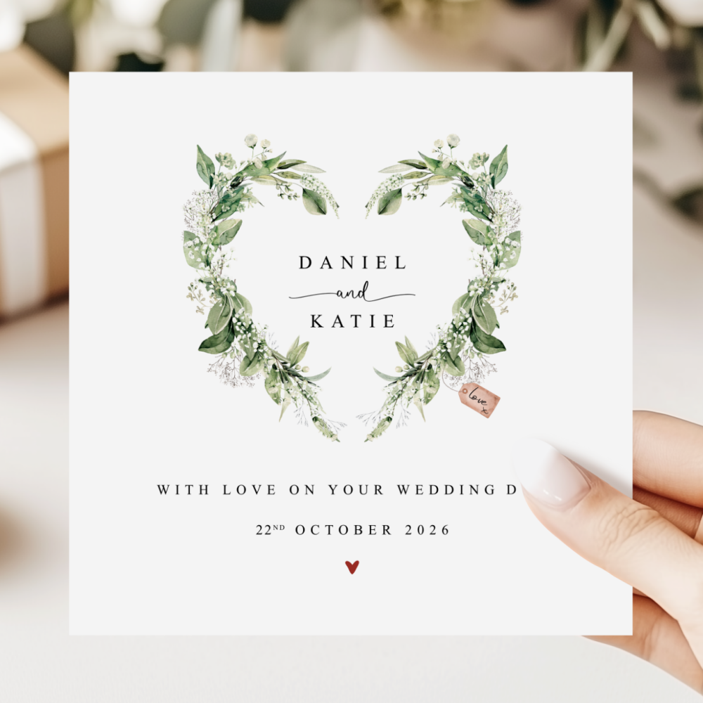 With Love On Your Wedding Day Card