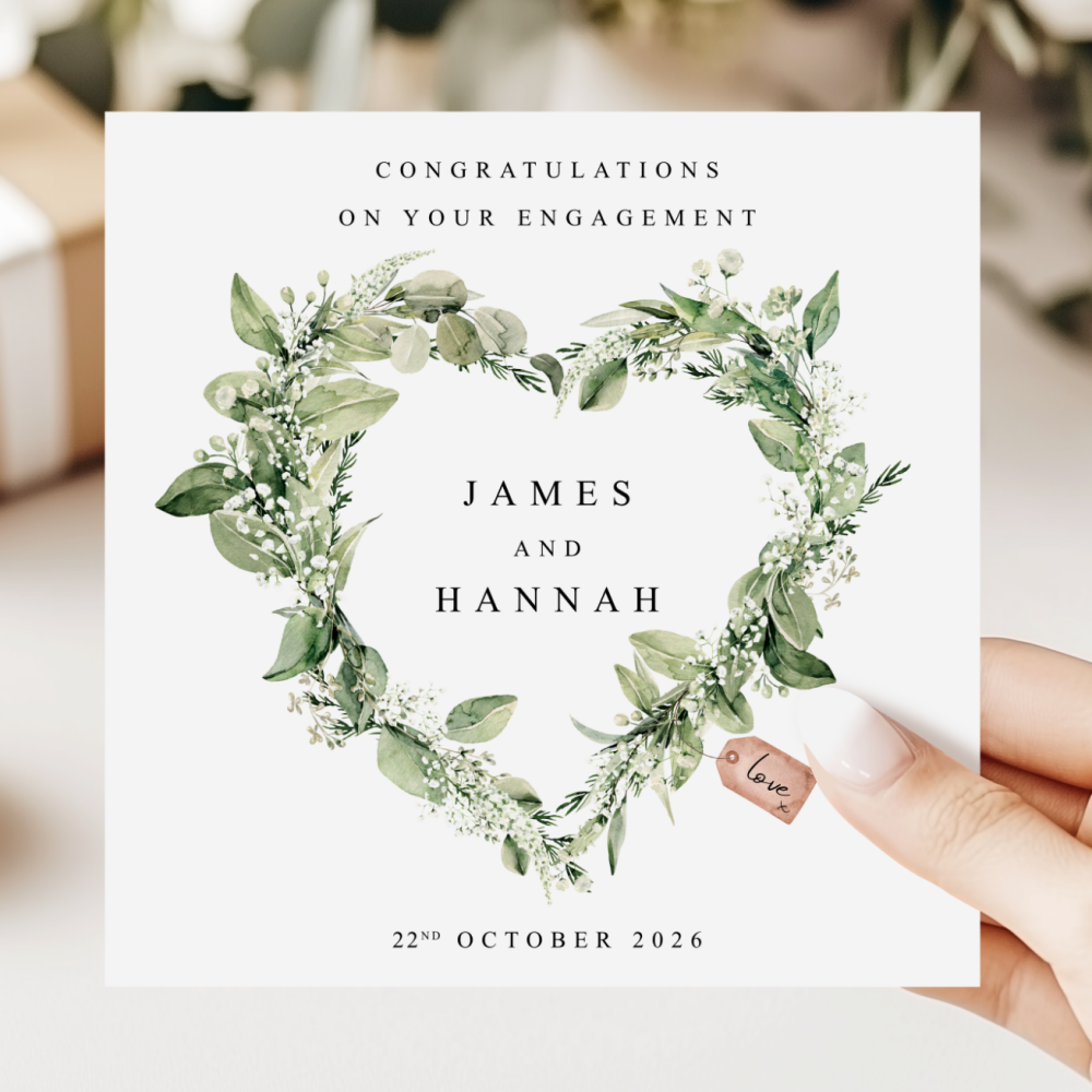 Congratulations On Your Engagement Card