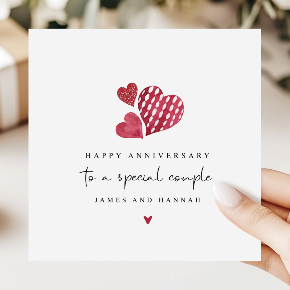 Personalised Anniversary Card