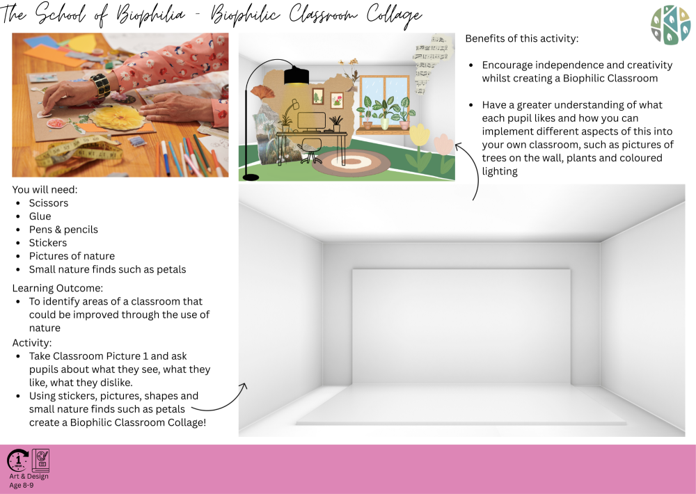 Biophilic Classroom Collage