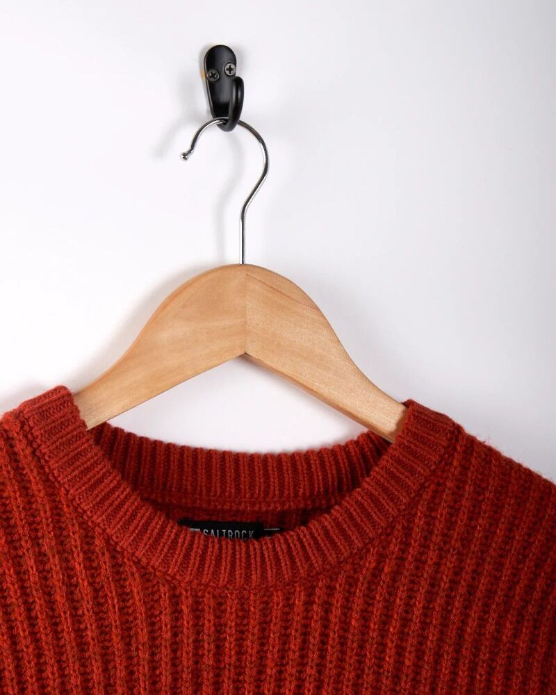 Saltrock Arlen - Mens Knitted Jumper - Red
