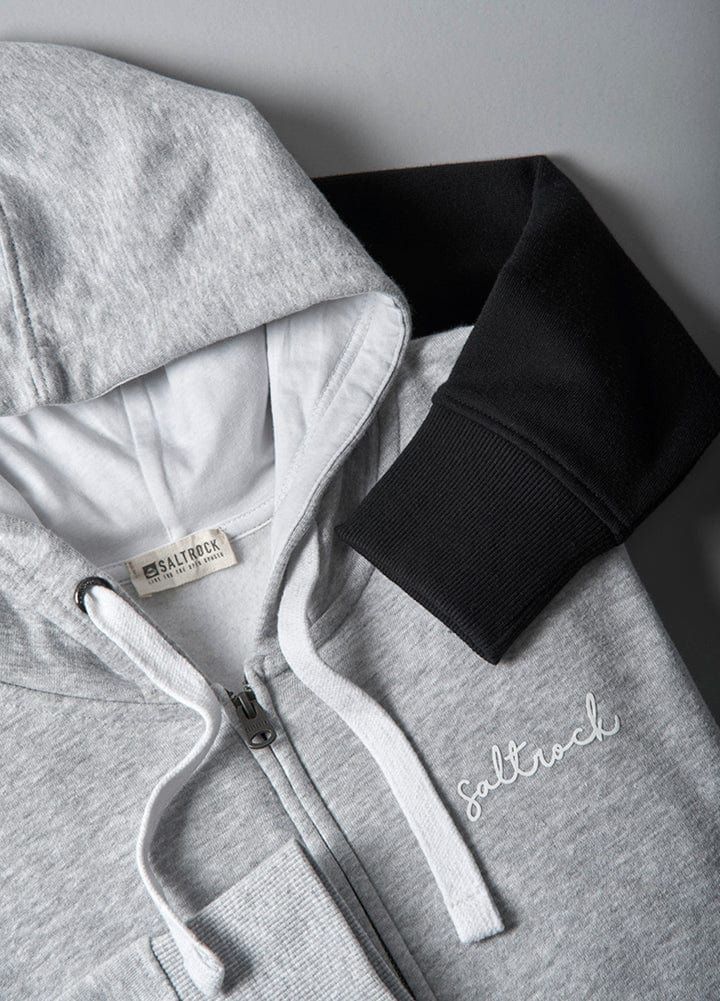 Saltrock Velator - Womens Zip Hoodie - Grey