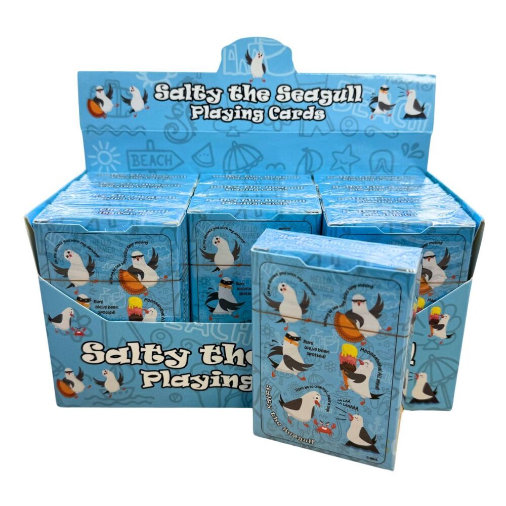 Salty The Seagull Devon Playing Cards