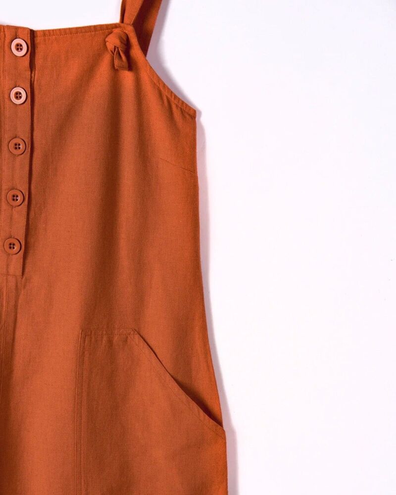 Saltrock Nancy Womens Dungarees - Brown