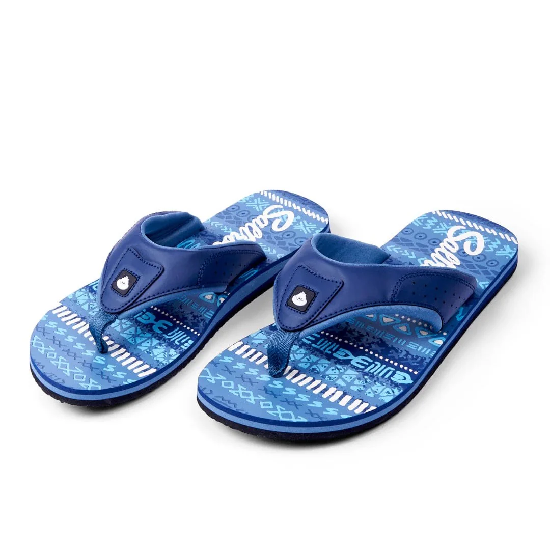 Saltrock Marks Aztec Style Print Flip Flops - Blue