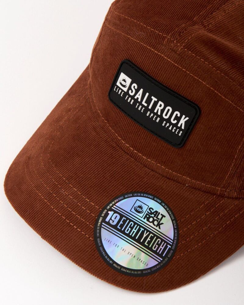 Saltrock Eden - Corduroy Cap - Brown