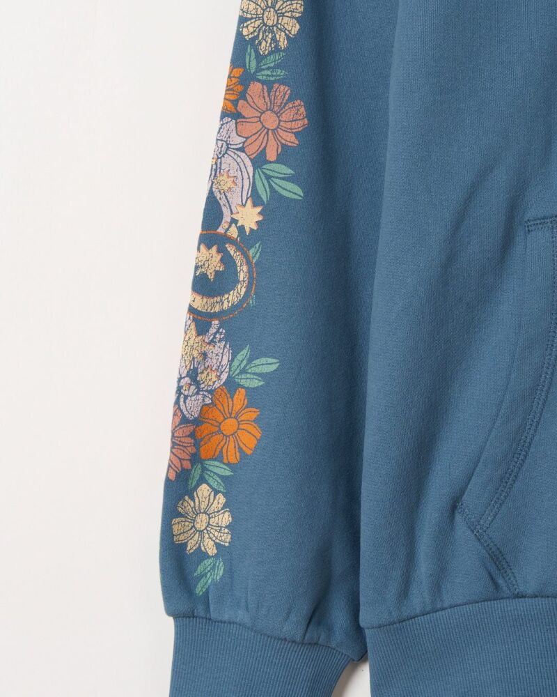 Saltrock Better Days Womens Pop Hoodie - Blue