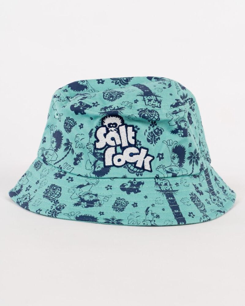 Saltrock Tiki Tok - Kids Bucket Hat - Turquoise
