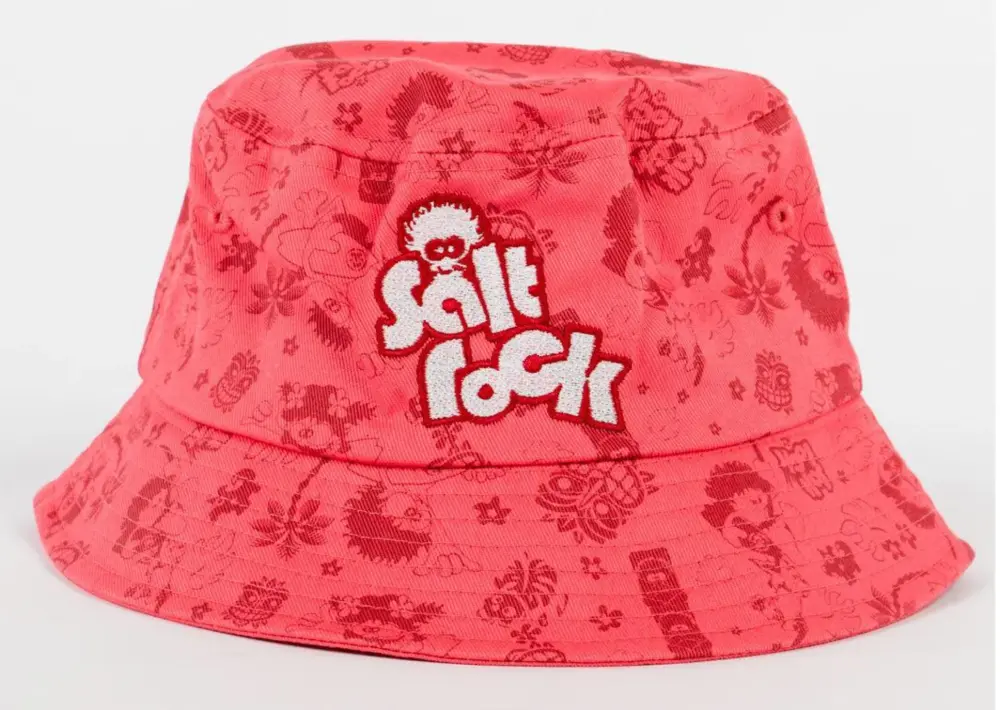 Saltrock Tiki Tok - Kids Bucket Hat - Red