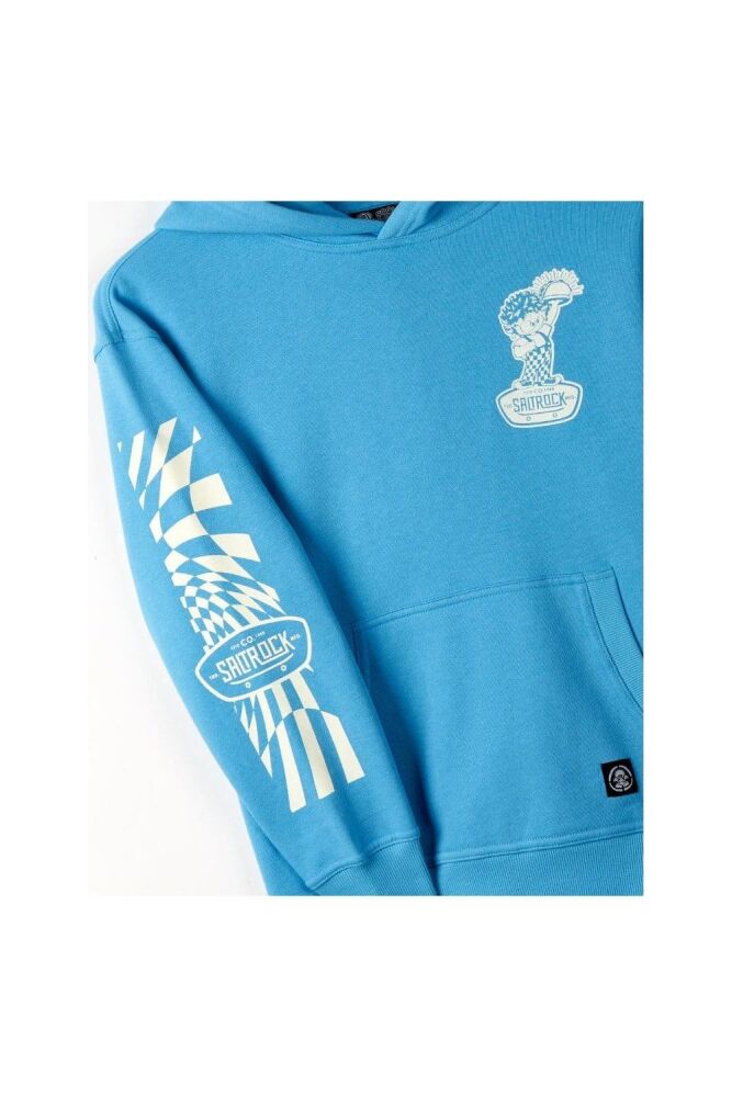 Saltrock Taco Tok - Recycled Kids Pop Hoodie – Blue