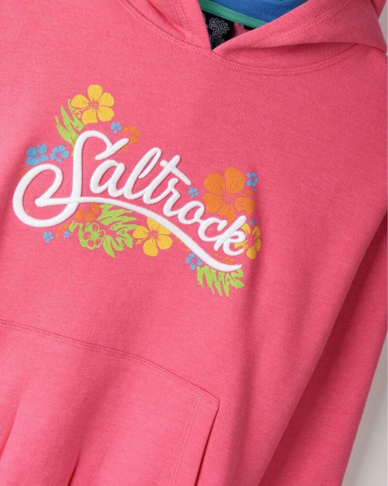 Saltrock Tropic - Kids Pop Hoody - Pink