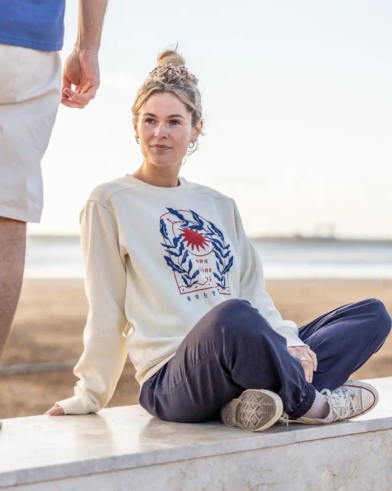 Saltrock Sunshine Soul - Womens Sweat Top - Cream