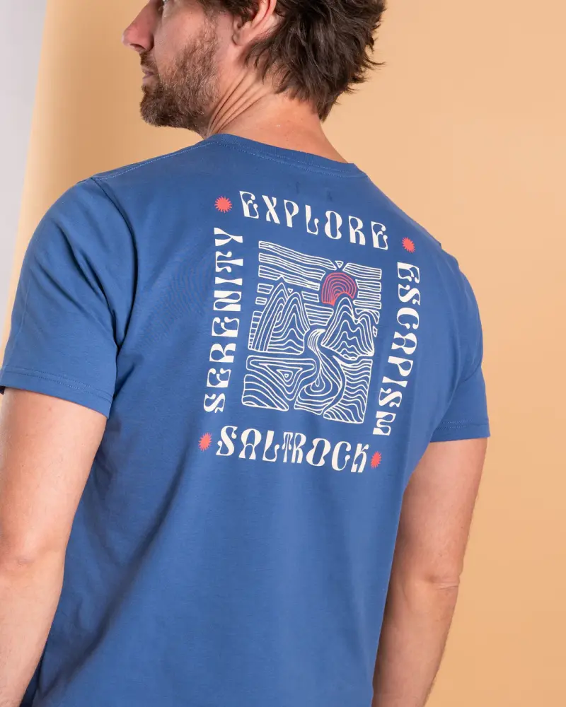 Saltrock Rebalance - Mens T-Shirt - Blue