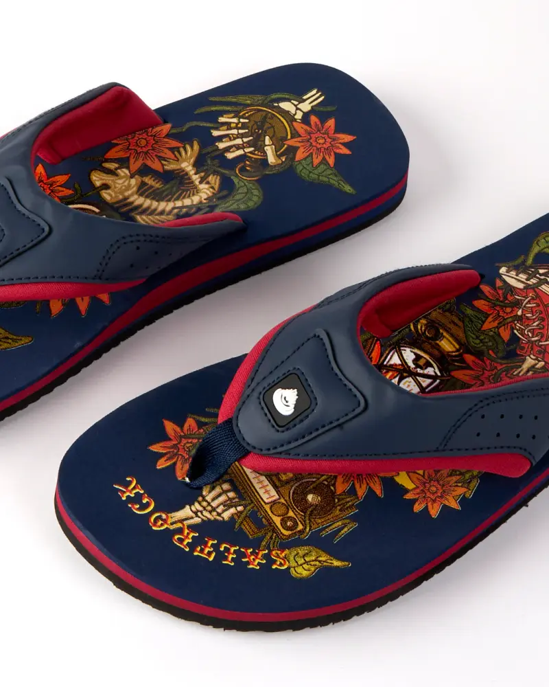 Saltrock Wanderer - Mens Flip Flops - Blue
