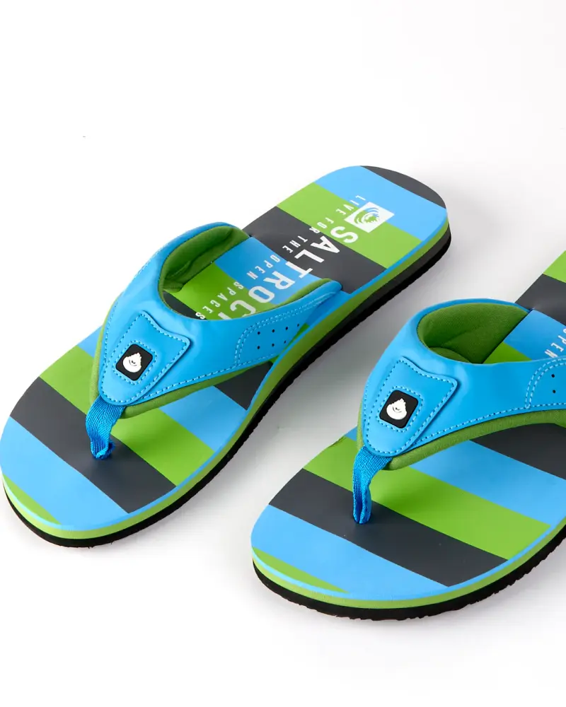 Saltrock Striped - Mens Flip Flops - Blue