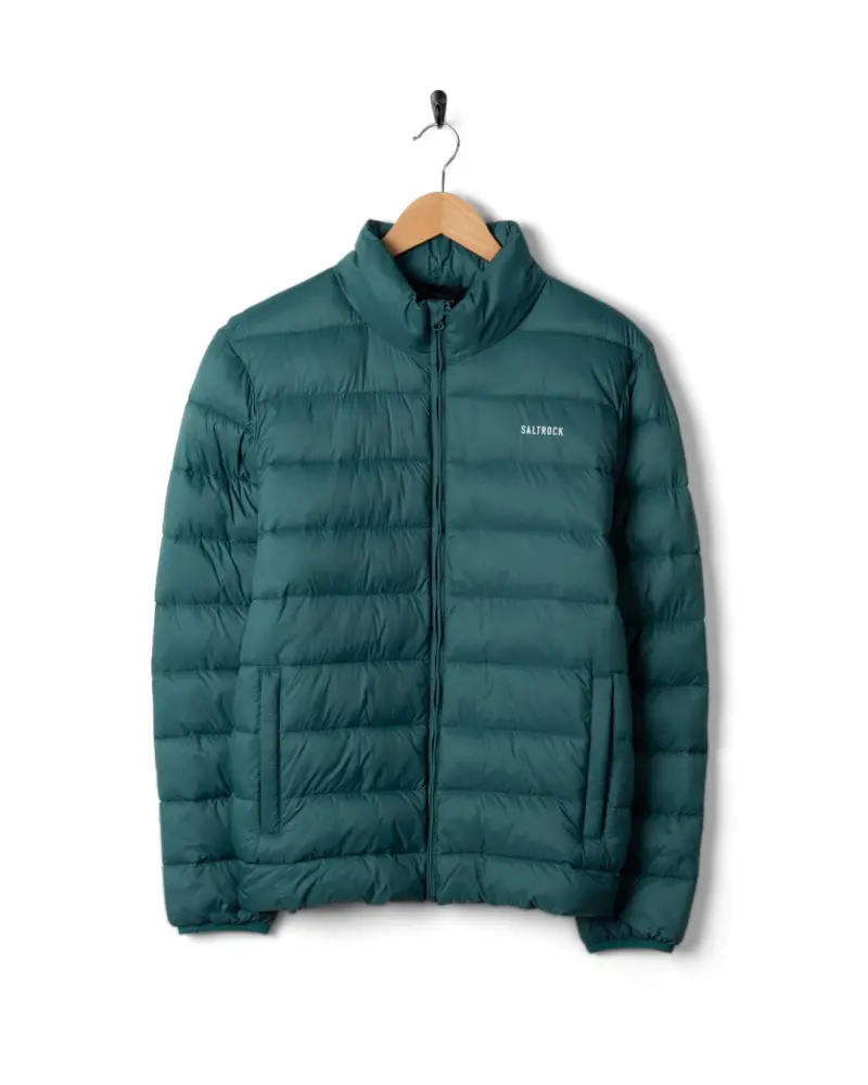 Saltrock Resin - Mens Water Resistant Padded Jacket - Teal