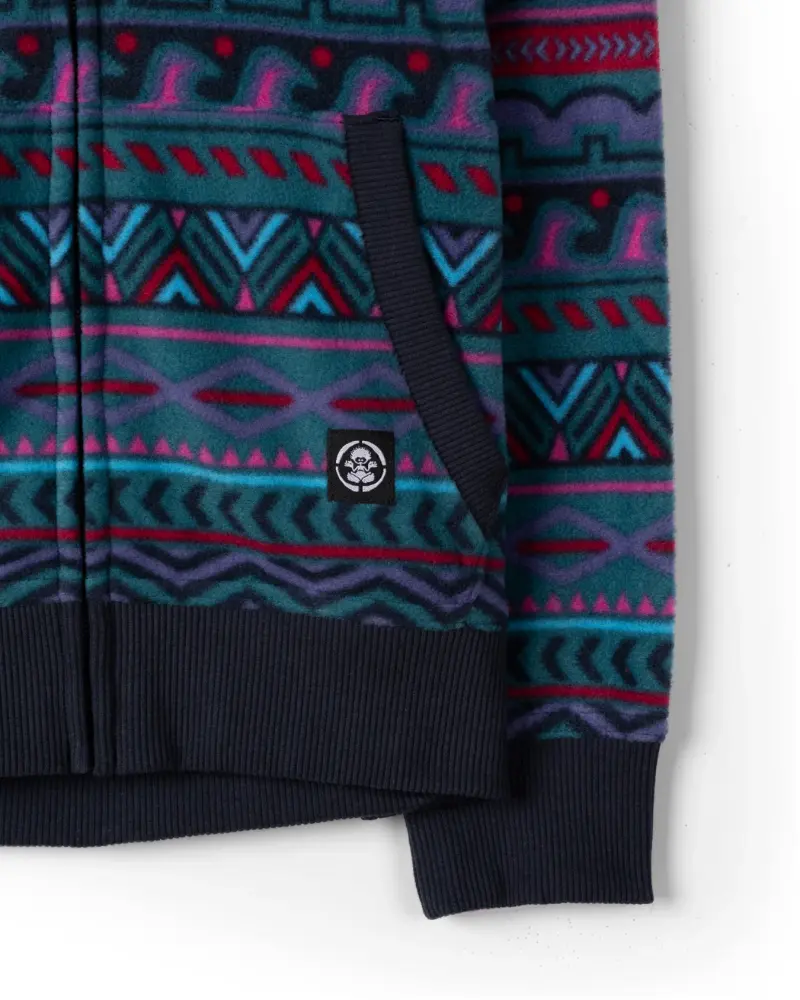 Saltrock Treehouse - Kids Microfibre Zip Fleece - Multi