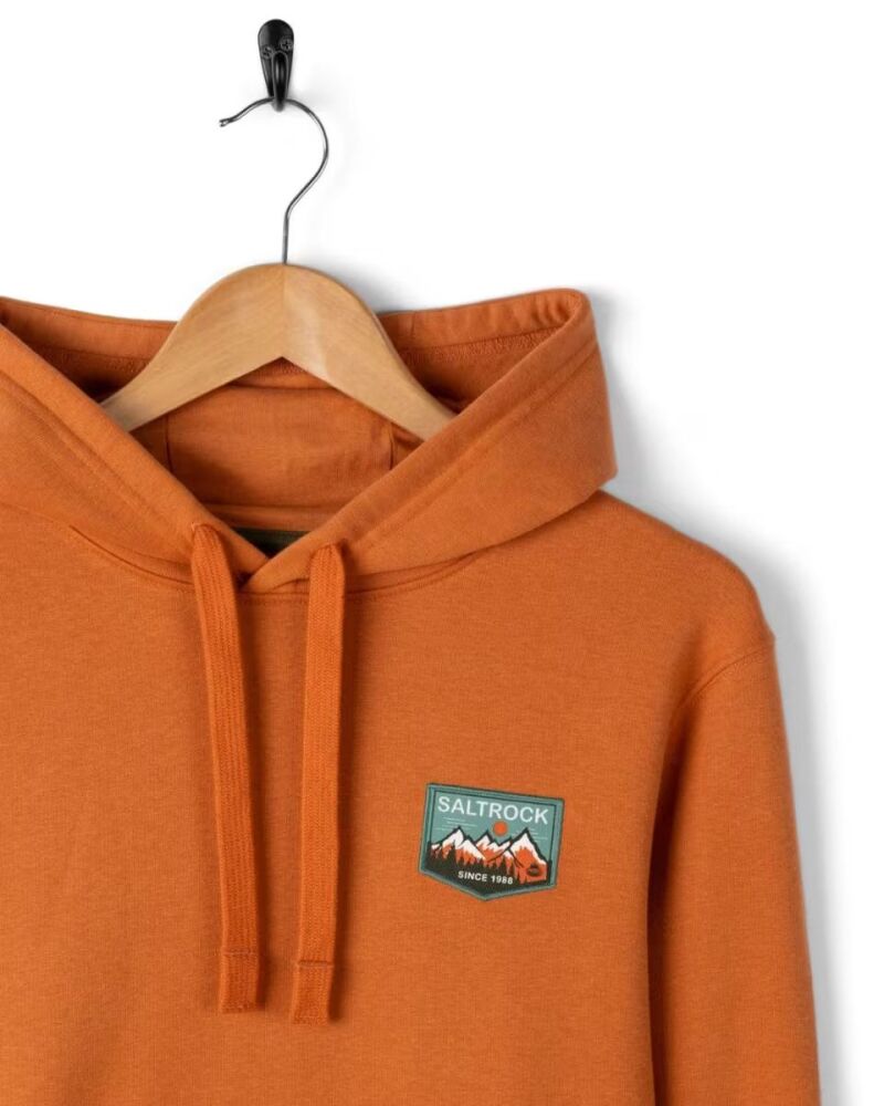 Saltrock Uplands - Mens Pop Hoodie - Orange