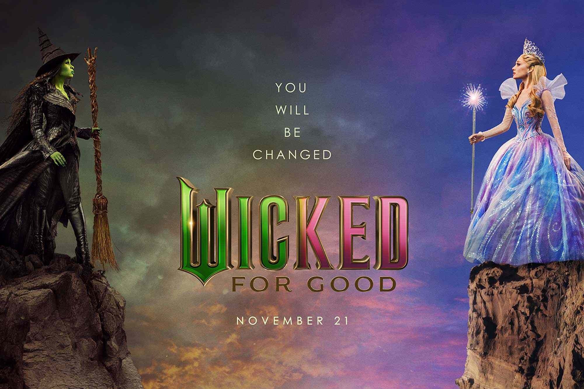 Wicked For Good - Lynton Cinema - Lynmouth Hotels