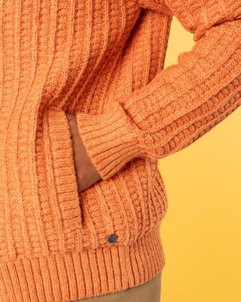 Saltrock Rupa - Borg Lined Knit - Orange - FREE P&P Royal Mail Tracked