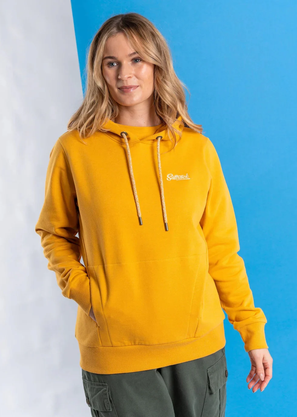 Saltrock Petra - Womens Pop Hoodie - Gold Yellow - FREE P&P Royal Mail Trac