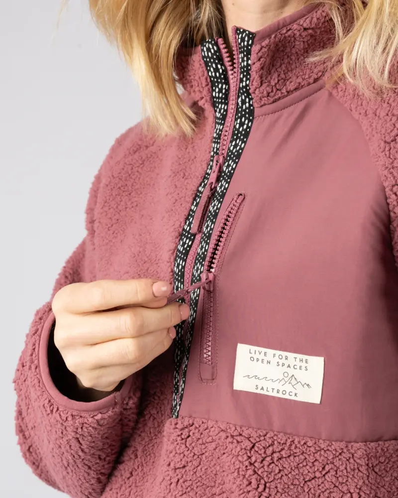 Saltrock Lya - Womens Fleece - Dark Pink - FREE P&P Royal Mail Tracked