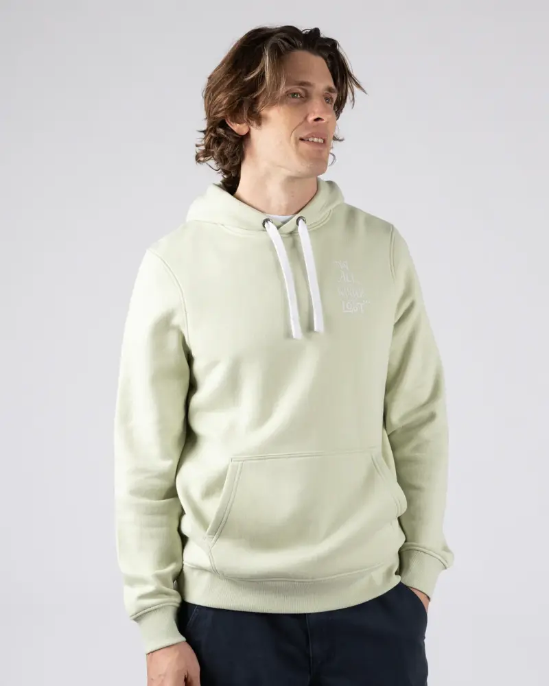 Saltrock Lost Ships - Mens Pop Hoodie - Light Green - FREE P&P Royal Mail Tracked