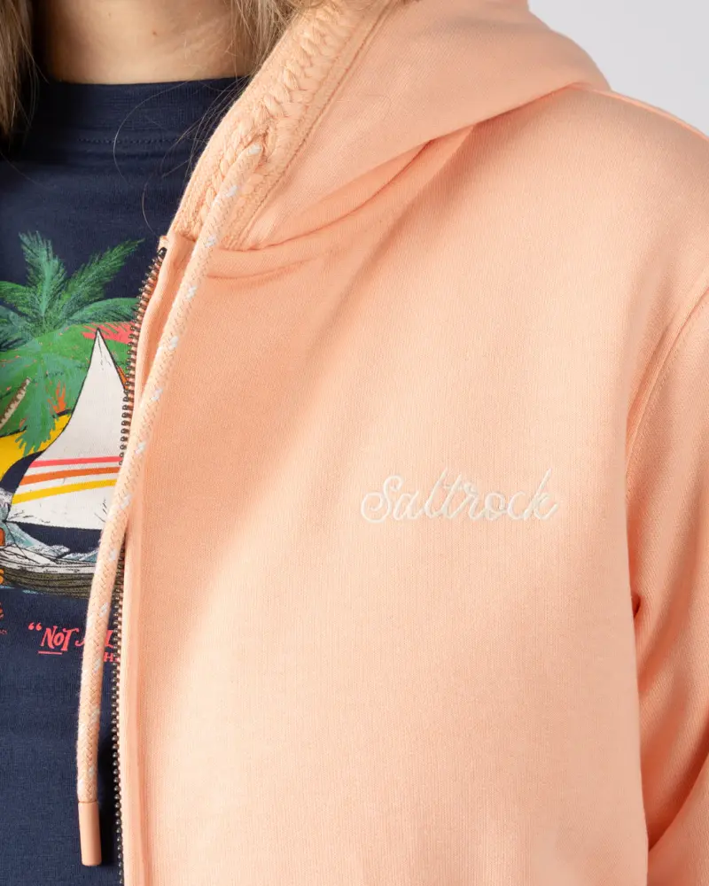 Saltrock Tamsin - Womens Borg Lined Hoodie - Light Pink - FREE P&P Royal Mail Tracked
