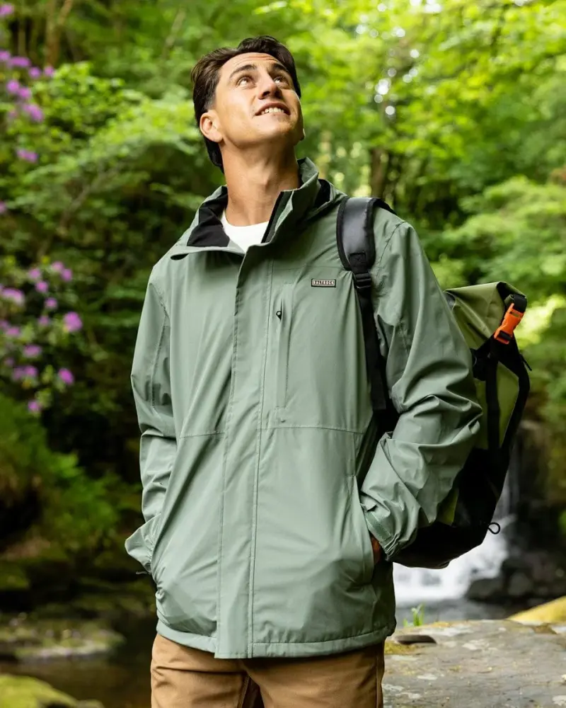 Saltrock Whistler II - Mens Waterproof Hooded Jacket - Light Green - FREE P&P Royal Mail Tracked