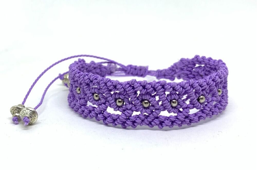 Purple bracelet