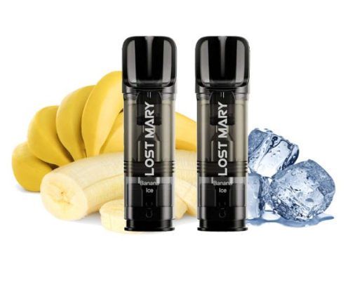 Lost Mary Banana Ice Vape Juice - 2 Pack | Black Panther Vapes