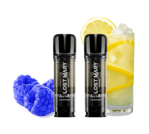 Lost Mary Blue Razz Lemonade Vape Juice - 2 Pack | Black Panther Vapes