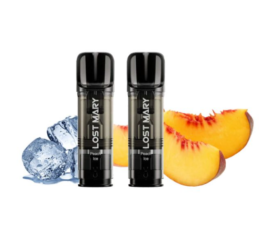 Lost Mary Peach Ice Vape Juice - 2 Pack | Black Panther Vapes