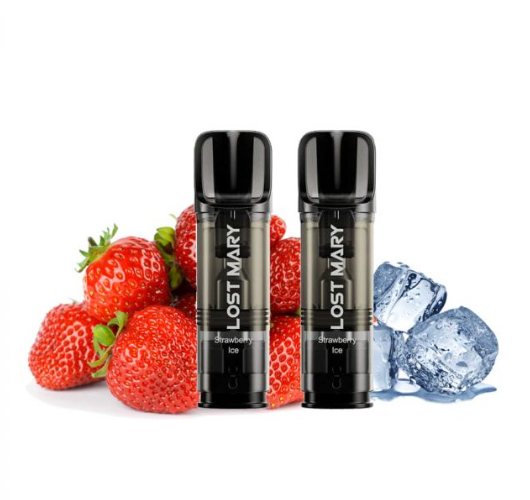 Lost Mary Strawberry Ice Vape Juice - Black Panther Vapes