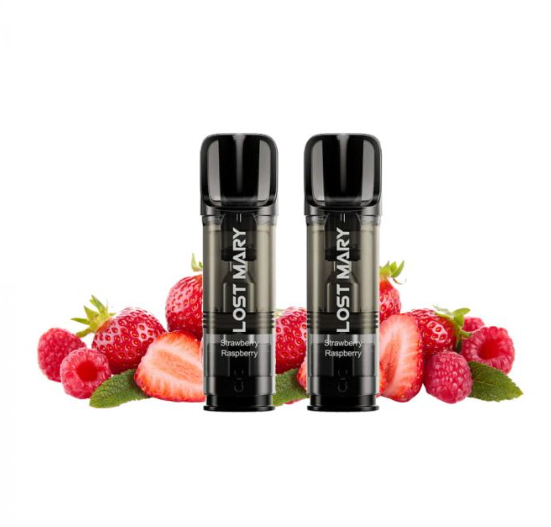 Lost Mary Strawberry Raspberry Vape Juice - Black Panther Vapes
