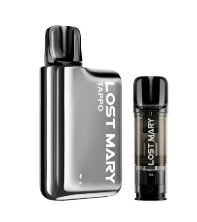Silver Stainless Steel Tappo Dock - Premium Charging Station for Lost Mary Devices | Black Panther Vapes