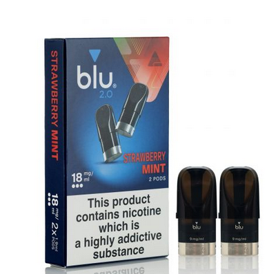 BLU 2.0 Refill Pod - Strawberry Mint Flavour x2