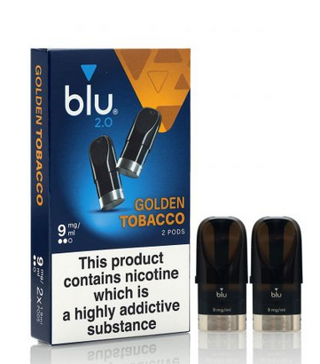 BLU 2.0 Refill Pod - Golden Tobacco Flavour x2