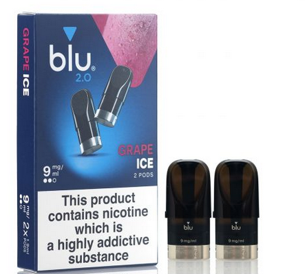 BLU 2.0 Refill Pod - Grape Ice Flavour x2