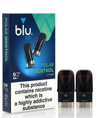 BLU 2.0 Refill Pod - Menthol Flavour x2