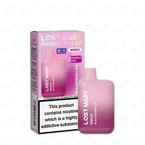BLackcurrant Ice Lost Mary BM600 Prefilled Pod Kit