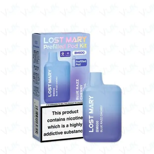 Blue Razz Cherry Lost Mary BM600 Prefilled Pod Kit