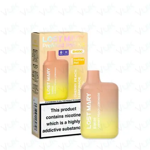 Cherry Peach Lemonade Lost Mary BM600 Prefilled Pod Kit