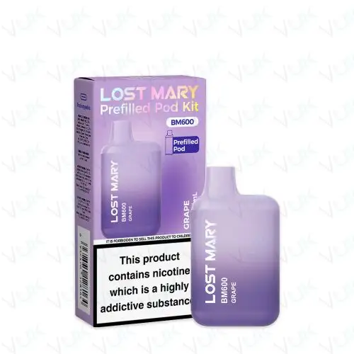 Grape Lost Mary BM600 Prefilled Pod Kit